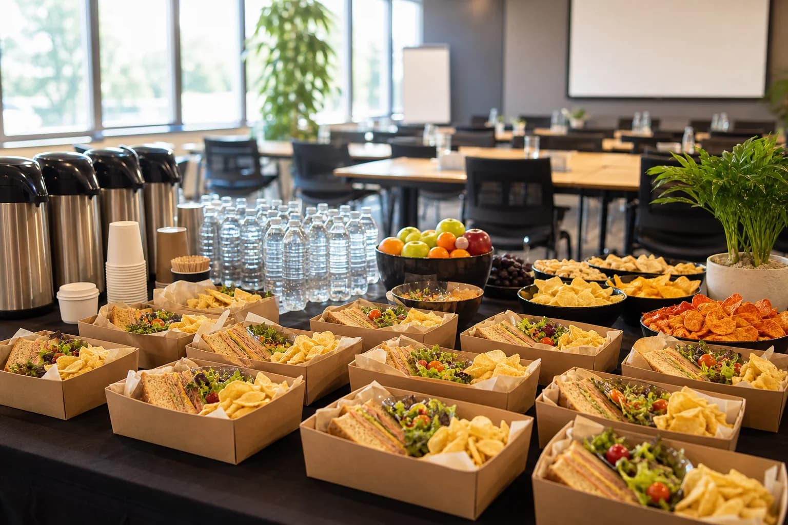 Training workshop boxed lunches
